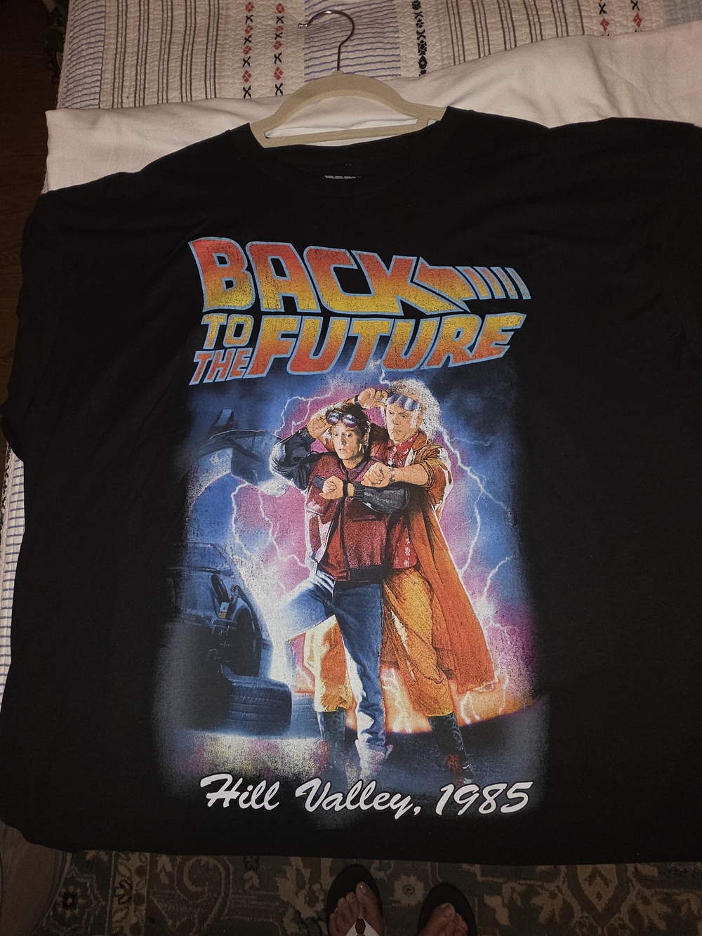 Back to the Future Graphic Short Sleeve Tee - Black